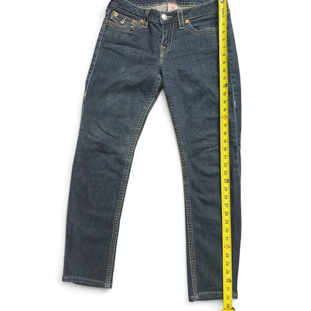 True Religion Womens Dark Wash Hi Rise Boot Jeans Pants Size 32